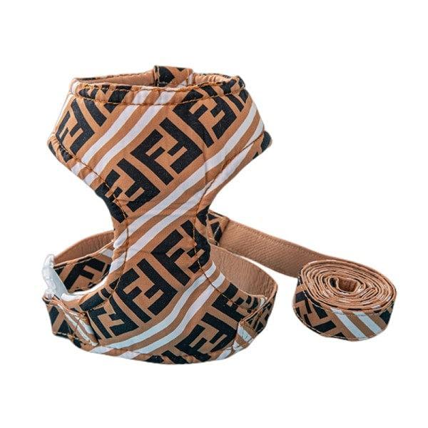 Monogram Harness Leash Set