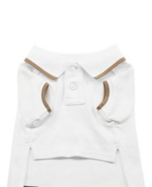 Contrast Tipping Polo Shirt With Logo Detail