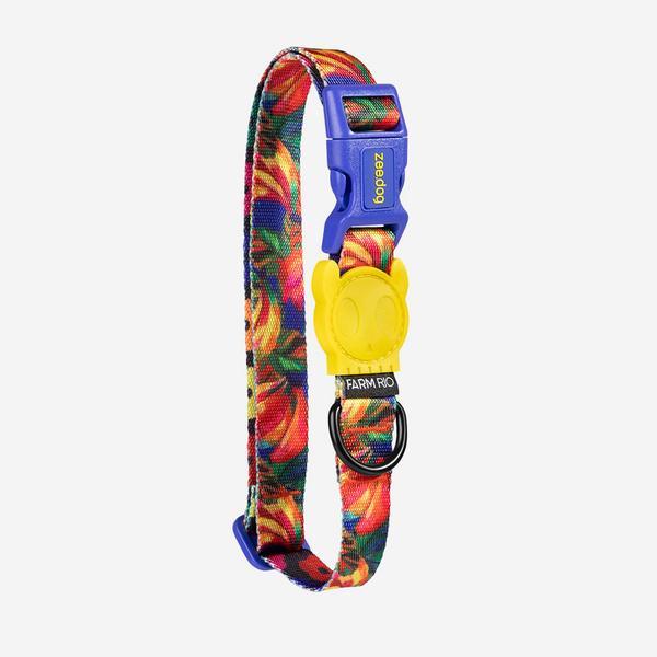 Adjustable Collar with Reinforced Buckle and D-Ring