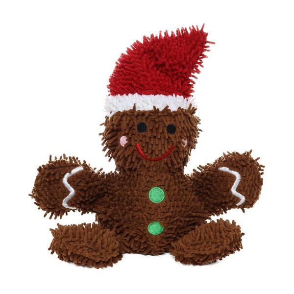 Holiday Gingerbread Man Microfiber Ball Toy