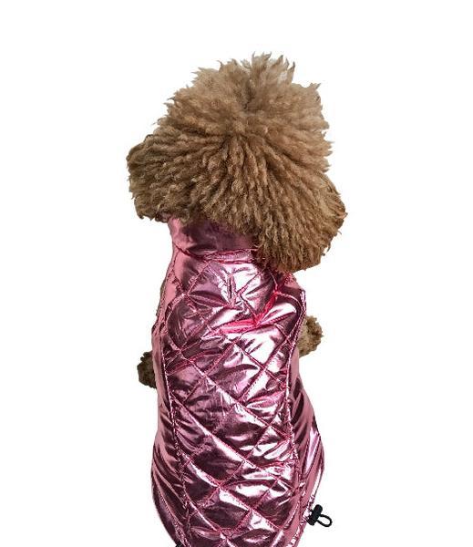 Metallic Pink Reversible Coat