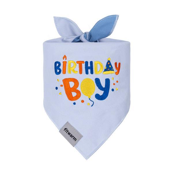 Birthday Boy Embroidered Bandana