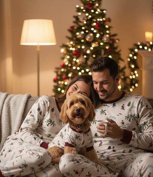 Surfing Santa Pajama Set