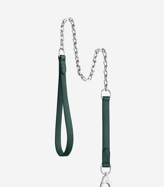 Luxury Leather Leash with Patented Chain Link Design
