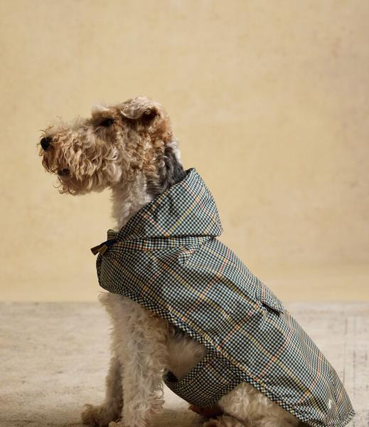 Check Brown Packaway Jacket