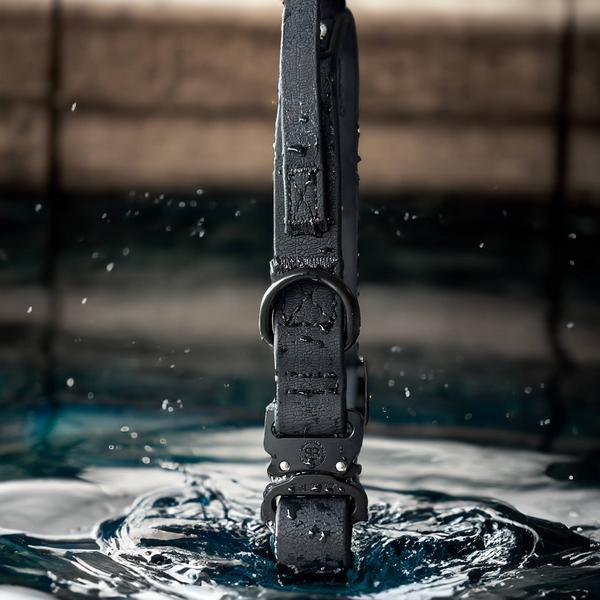 2.5cm Billowthane Combat Collar With Handle Waterproof Rated Clip