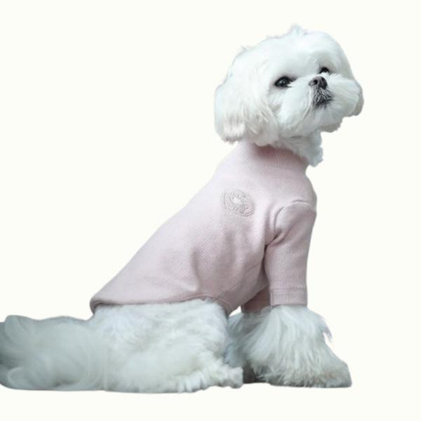 Long Sleeve Knitted Sweater with High Neckline