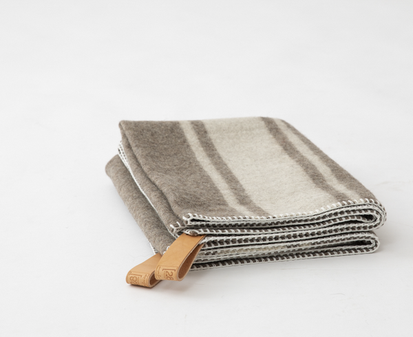 Blanket In Recycled Wool
