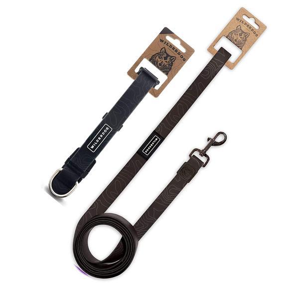 Black Waterproof Leash and Collar Bundle