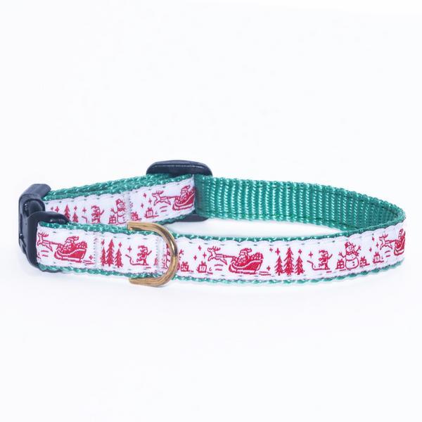 Christmas Toile Small Breed Collar