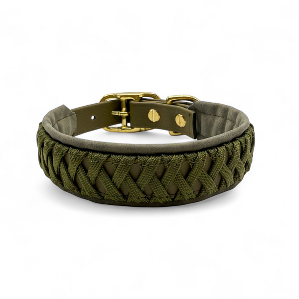 Black Biothane Braided Collar