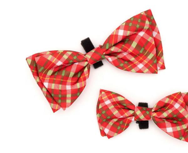 Holiday Plaid Bow Tie
