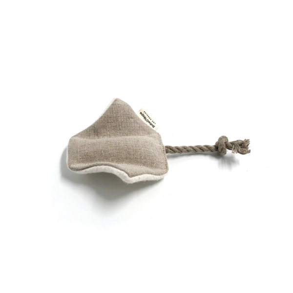 Stingray Shaped Crinkle Toy with Organic Cotton and Buckwheat