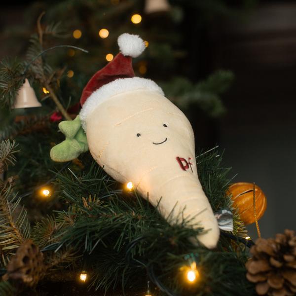 Plush Parsnip Squeaky Toy