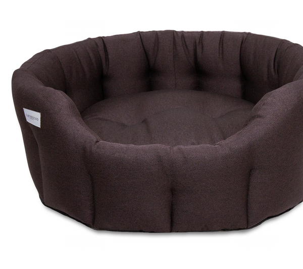 Round Camden Bed Tyrian Purple