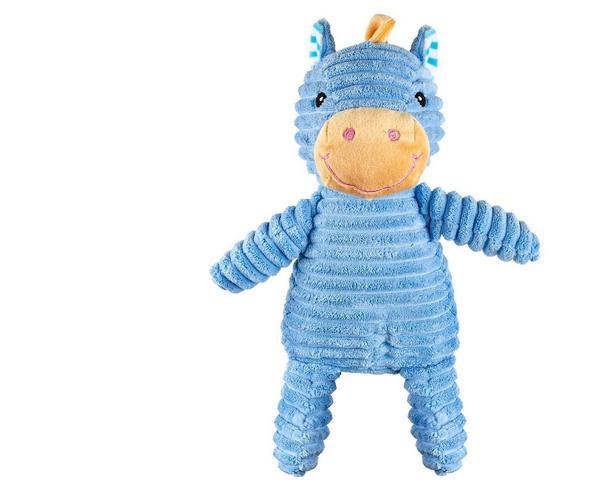 Corduroy Horse Toy With Squeaker And Crinkle Ears
