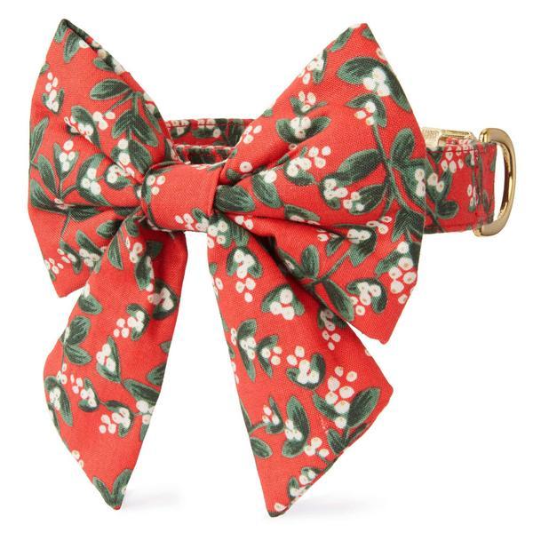 Mistletoe Lady Bow Collar