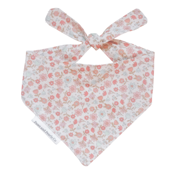 Pink Floral Bandana