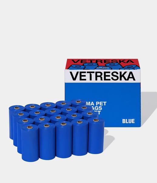 Chroma Pet Poop Bags Refill Set Blue