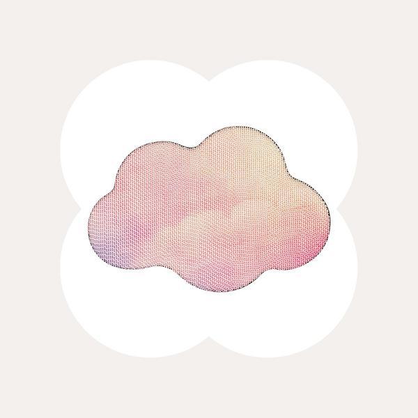 Cloud-Shaped Gradient Scratcher