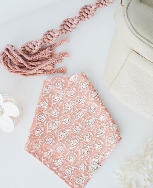 Embroidered Eyelet Bandana