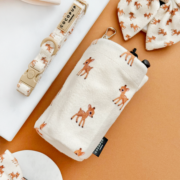 Drawstring Treat Pouch Fleecy Fawn