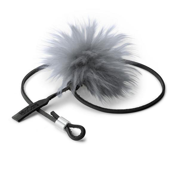 Sheepskin Pom Pom Cat Toy