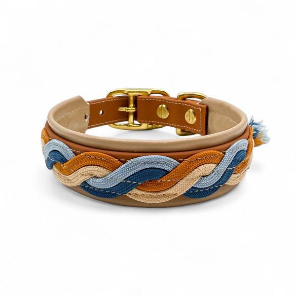 Wave Collar Cognac With Beige Padding