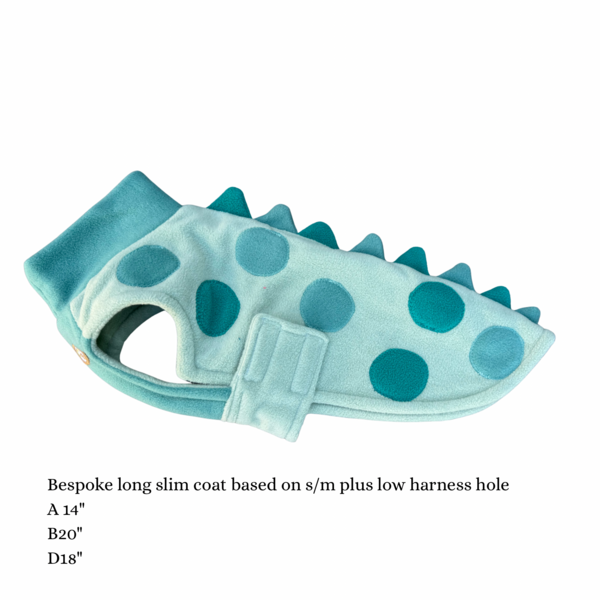 Bespoke Dino Coat With Spots And Spikes