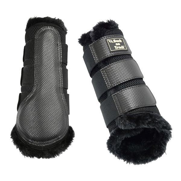 3D Mesh Splint Boots With Faux Fur