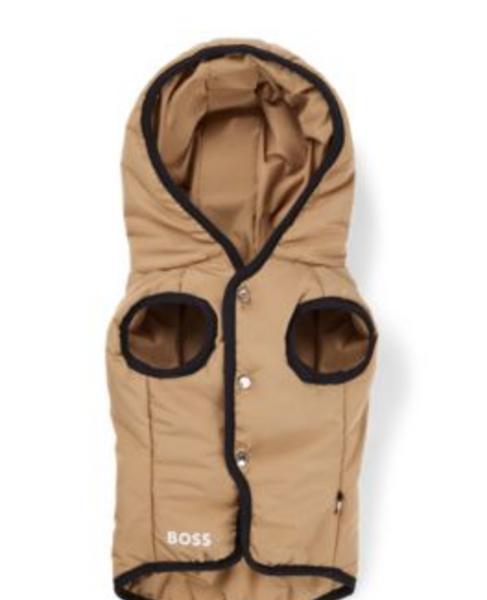 Sleeveless Jacket With Logo Detailing