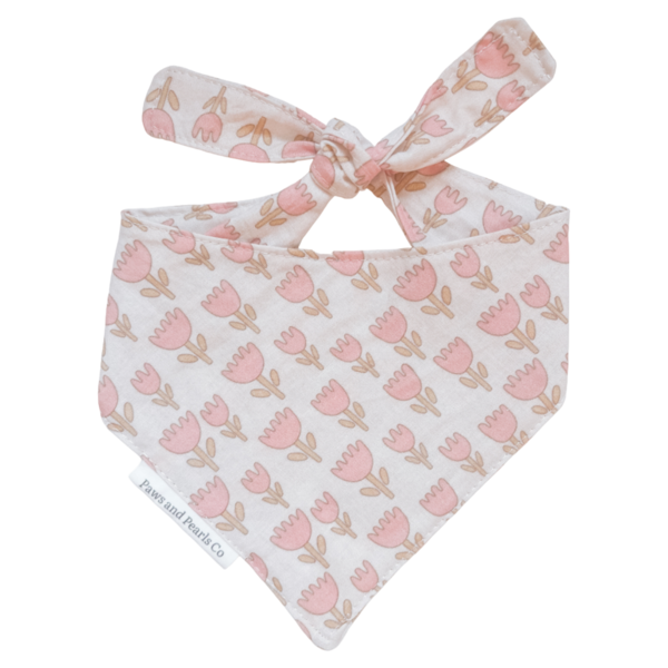 Pink Tulips Bandana