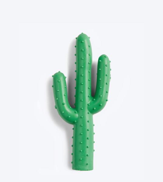 Non-Toxic Rubber Cactus Toy with Squeaker
