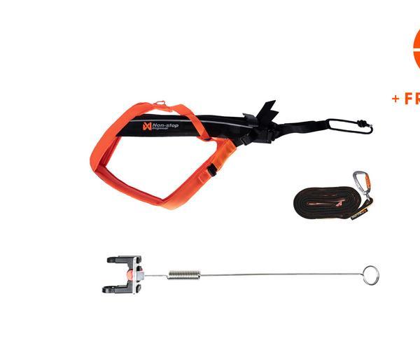 Biking Kit With Adjustable Pulling Harness And Bungee Leash