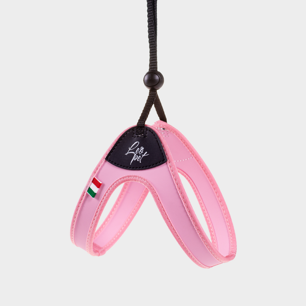 Pink PVC And Nylon Harness