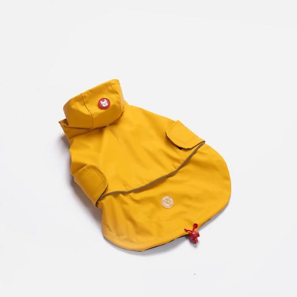 Silver Paw Sun Yellow Raincoat