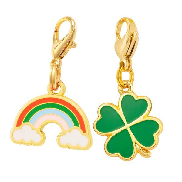 Lucky Rainbow Collar Charm Set