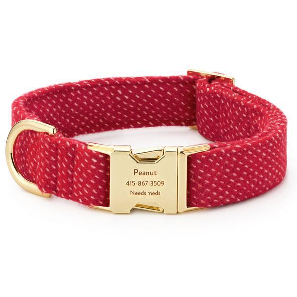 Berry Stitch Flannel Collar