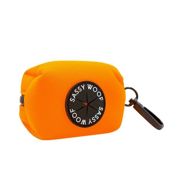 Neon Orange Waste Bag Holder