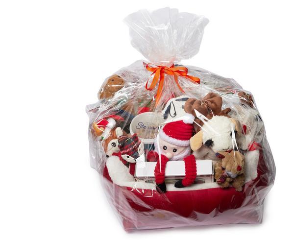 Super Sized Holiday Gift Basket With Sleigh Bed