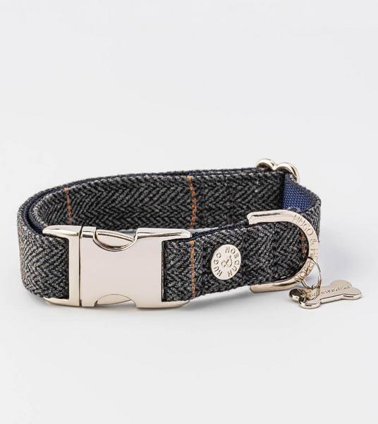 Tweed Metal Buckle Collar