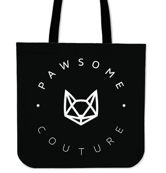 Black Tote Bag with Signature Logo
