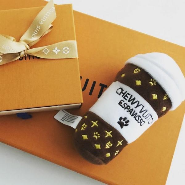 Luxury Chewy Vuitton With Squeaky