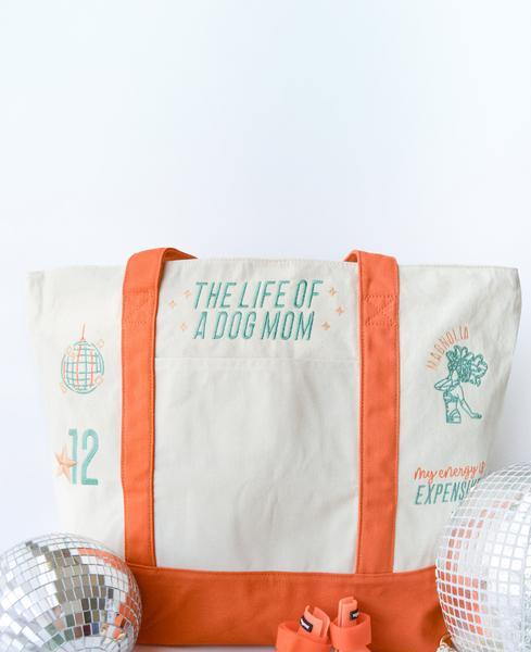 Personalized Embroidered Canvas Tote Bag