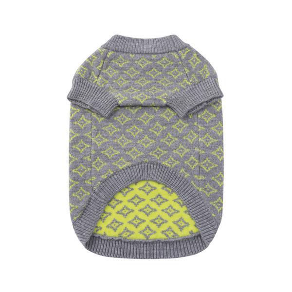 Rhombic Jacquard Short Sleeveless Jumper