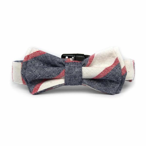 Nautical Bow Tie Collar