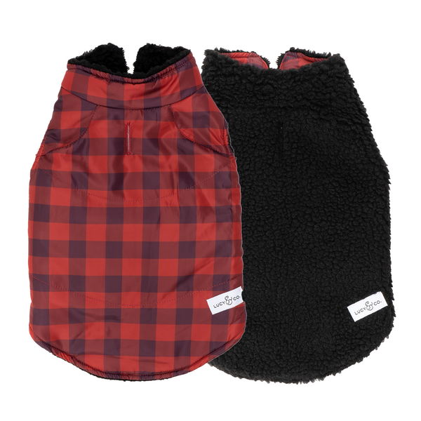 Reversible Teddy Puffer Vest