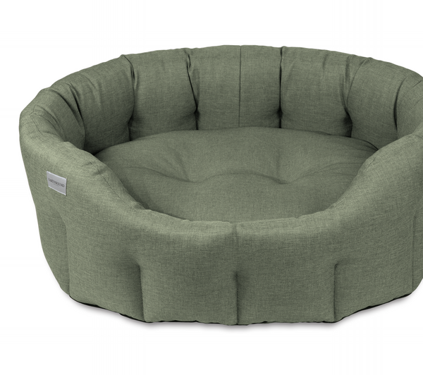 Round Eden Bed Laurel Green