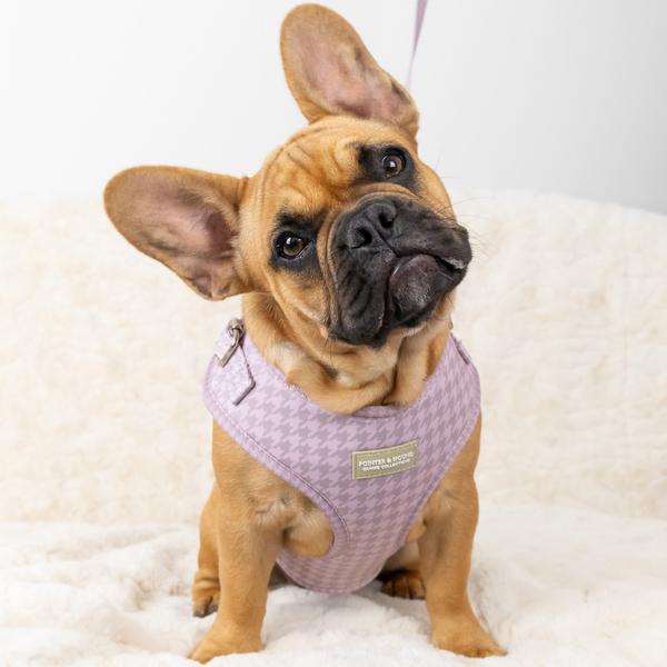 Classic Harness Lilac Houndstooth