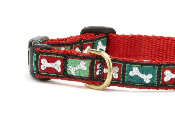 Christmas Bones Small Breed Collar